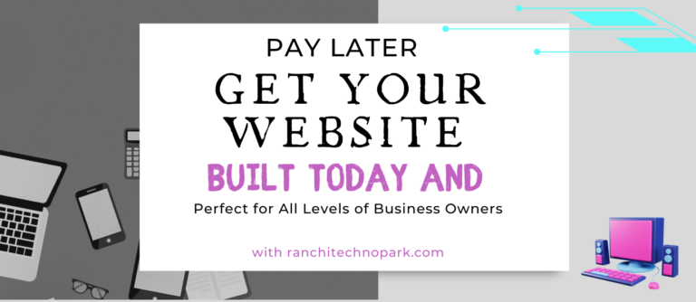 Get Your Website Built Today and Pay Later